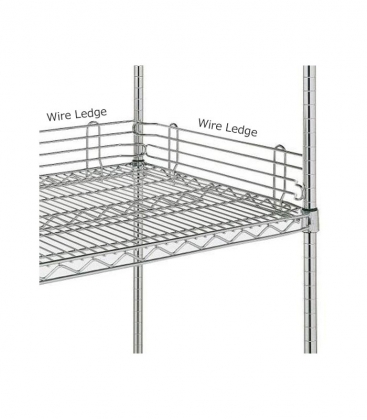 Chrome Wire Shelf Ledge