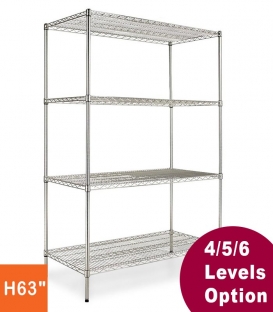 Chrome Wire Shelving (H-63 inch)