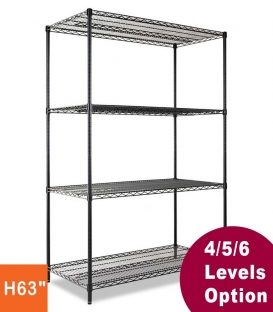Black Wire Shelving (H-63 inch)