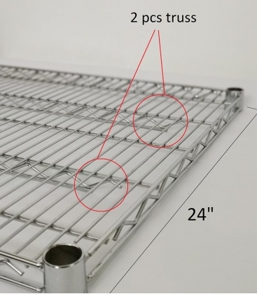 Cold room storage rack (Black Epoxy Wire Shelving)