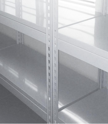 White Metal Shelving - Boltless Rack (Height 1520mm)