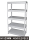 White Metal Shelving - Boltless Rack (Height 1520mm)